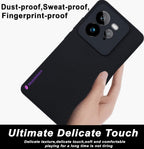 Mobilebies Backcover For Realme GT 7 Pro Super Frosted Shield Case With Salient Dots Case