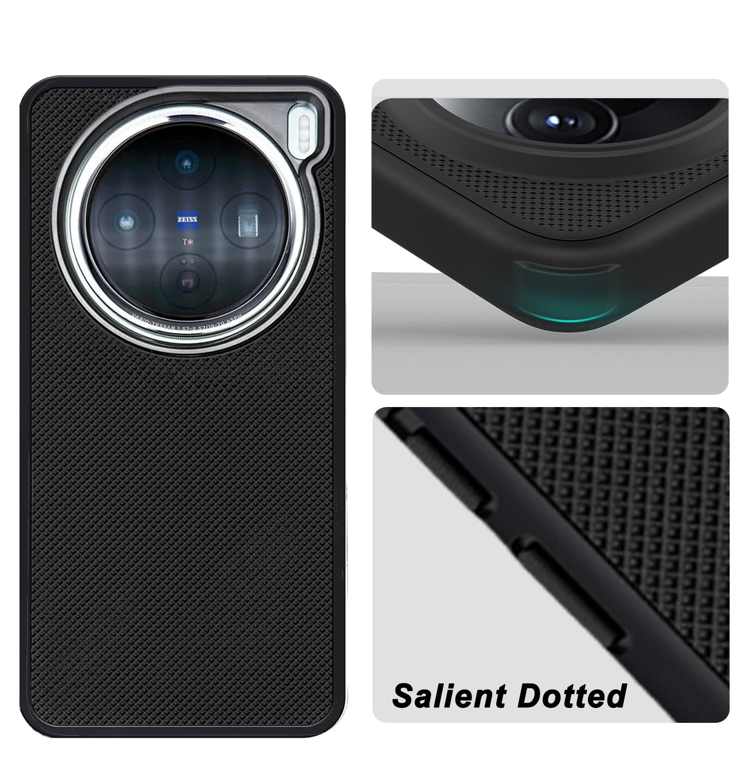 Mobilebies Backcover For Vivo X200 Super Frosted Shield Case With Salient Dots Case