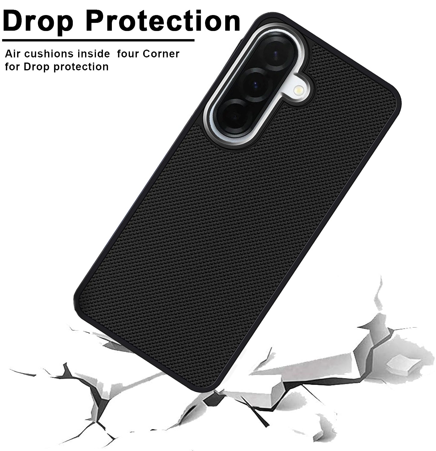 Mobilebies Backcover For Samsung A56 Super Frosted Shield Case With Salient Dots Case