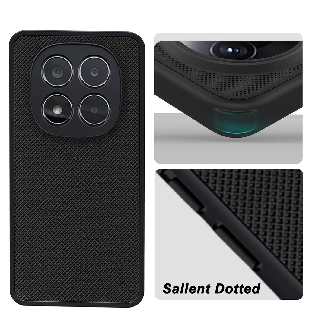 Mobilebies Backcover For Redmi Note 14 Pro Super Frosted Shield Case With Salient Dots Case