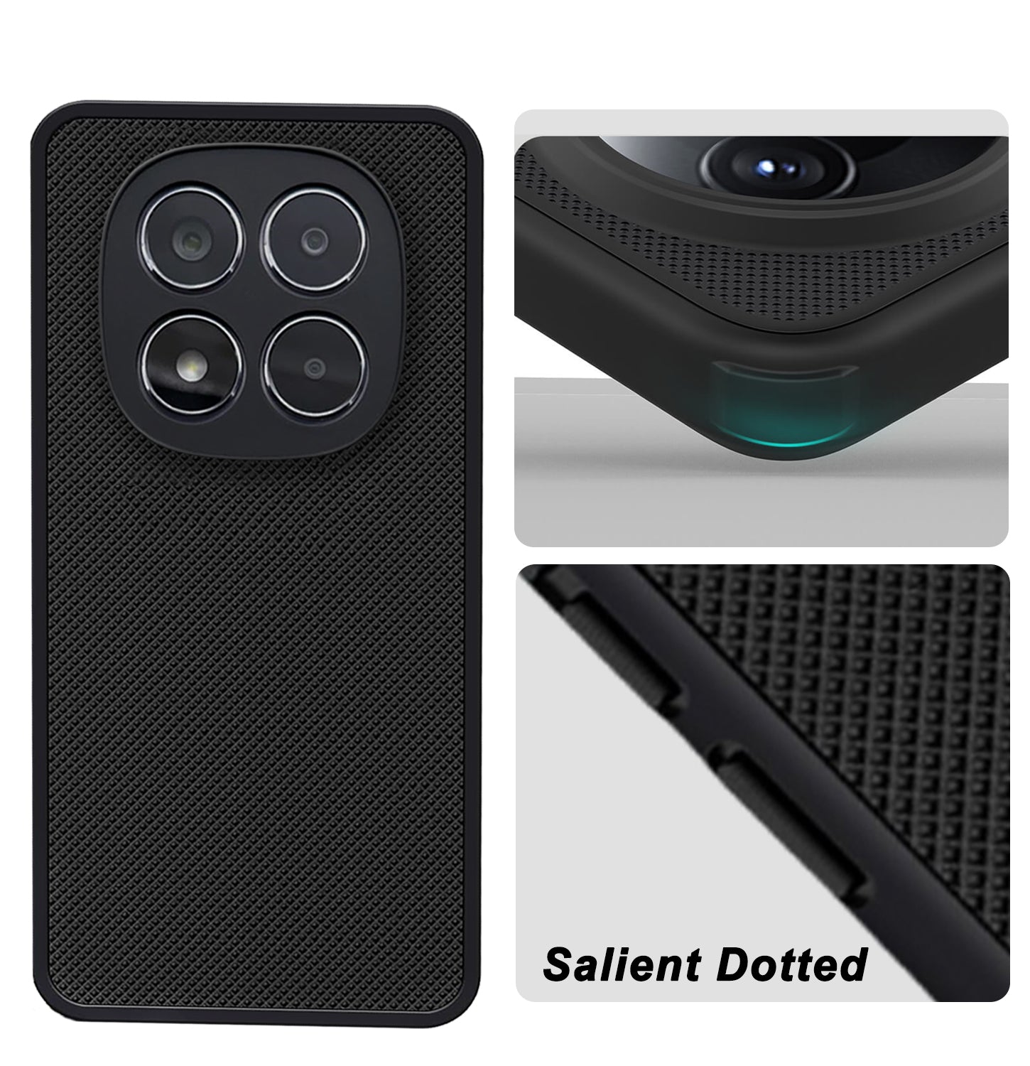 Mobilebies Backcover For Redmi Note 14 Pro Super Frosted Shield Case With Salient Dots Case