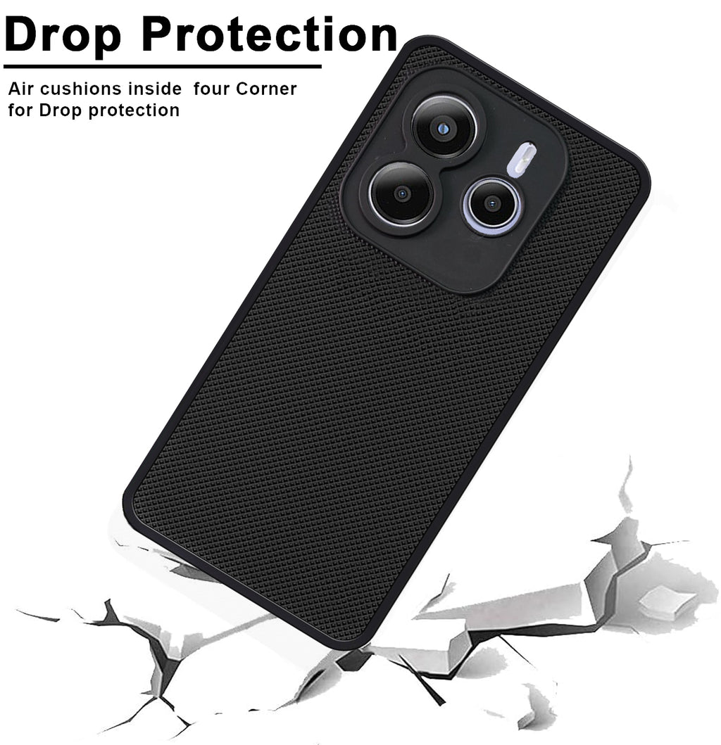 Mobilebies Backcover For Redmi Note 14 Super Frosted Shield Case With Salient Dots Case