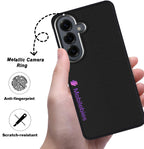 Mobilebies Backcover For Samsung M35 Super Frosted Shield Case With Salient Dots Case