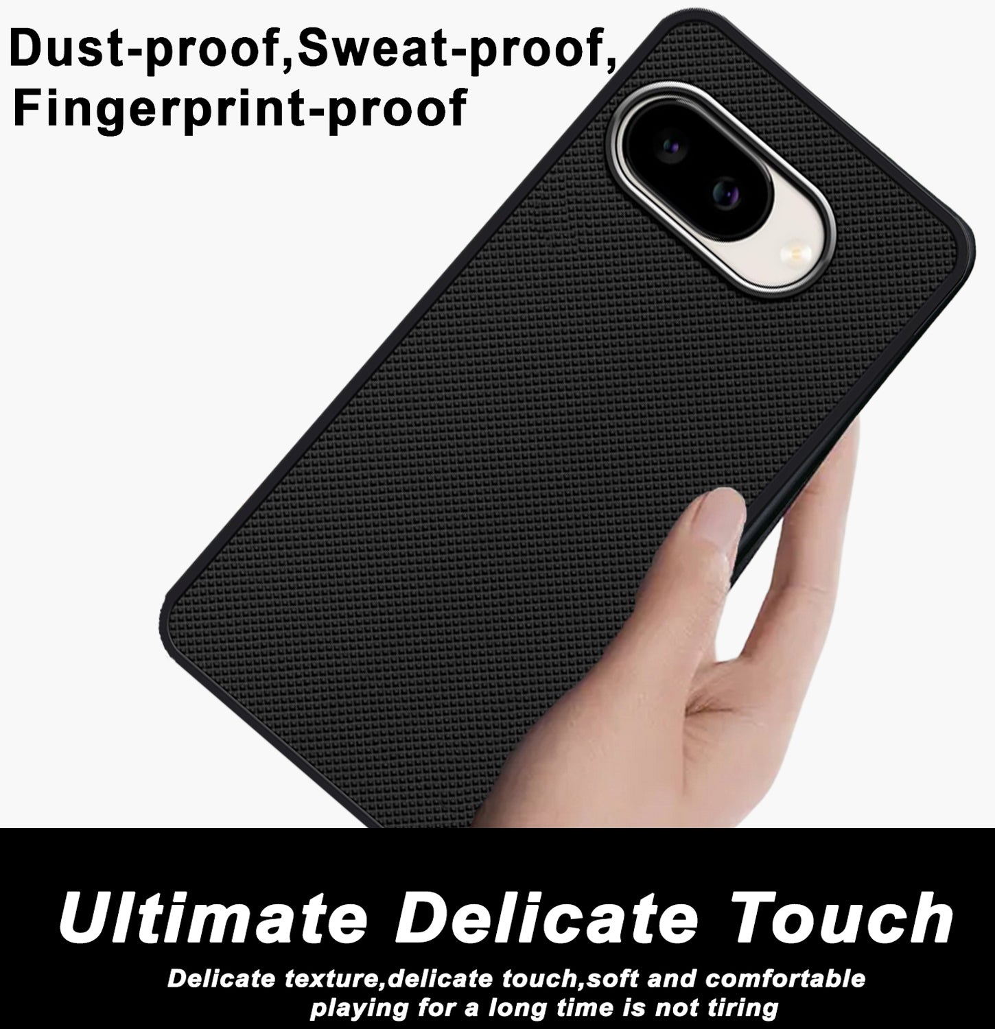 Mobilebies Backcover For Google Pixel 9A Super Frosted Shield Case With Salient Dots Case