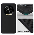 Mobilebies Backcover For Realme 14 Pro Lite Super Frosted Shield Case With Salient Dots Case
