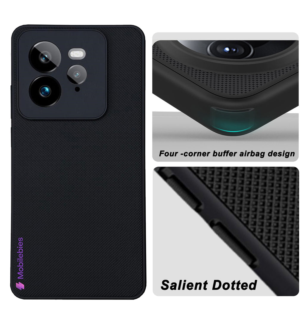 Mobilebies Backcover For Realme GT 7 Pro Super Frosted Shield Case With Salient Dots Case