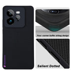 Mobilebies Backcover For Realme GT 7 Pro Super Frosted Shield Case With Salient Dots Case
