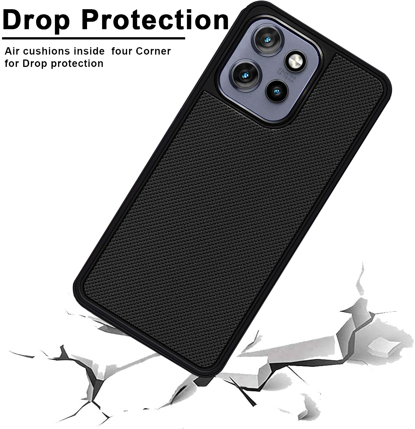Mobilebies Backcover For Moto Edge 50 Neo Super Frosted Shield Case With Salient Dots Case