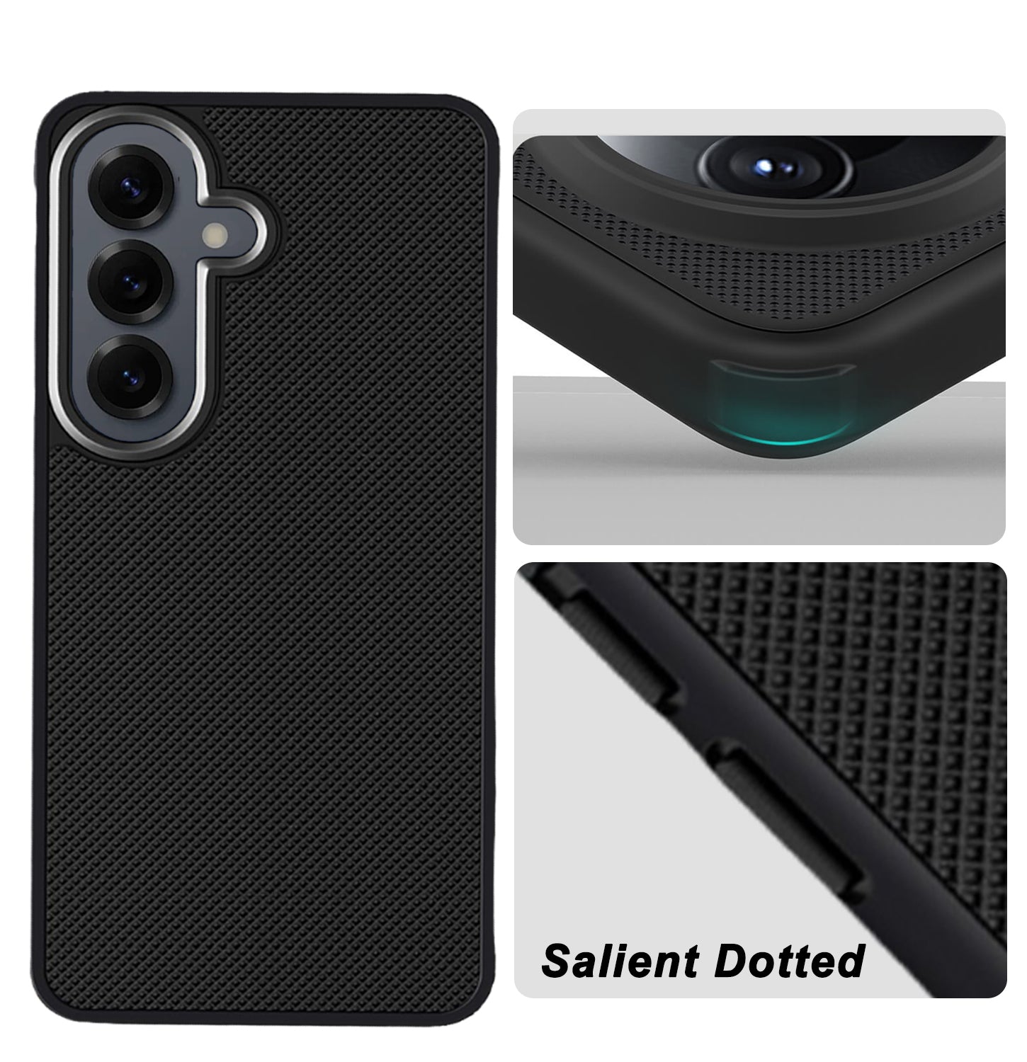 Mobilebies Backcover For Samsung S24 FE Super Frosted Shield Case With Salient Dots Case Secondary image