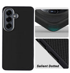 Mobilebies Backcover For Samsung S24 FE Super Frosted Shield Case With Salient Dots Case