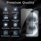 2 Pack Privacy Tempered Glass & 2 Camera protector for IPhone 16 Premium Screen Protector Guard & Camera Lenns Protecor