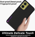 Mobilebies Backcover For Moto G85 Super Frosted Shield Case With Salient Dots Case