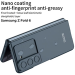 Samsung Galaxy Z Fold 6 Camera Shutter Hard PC Case With Front Glass Matte Finish , Shock Proff