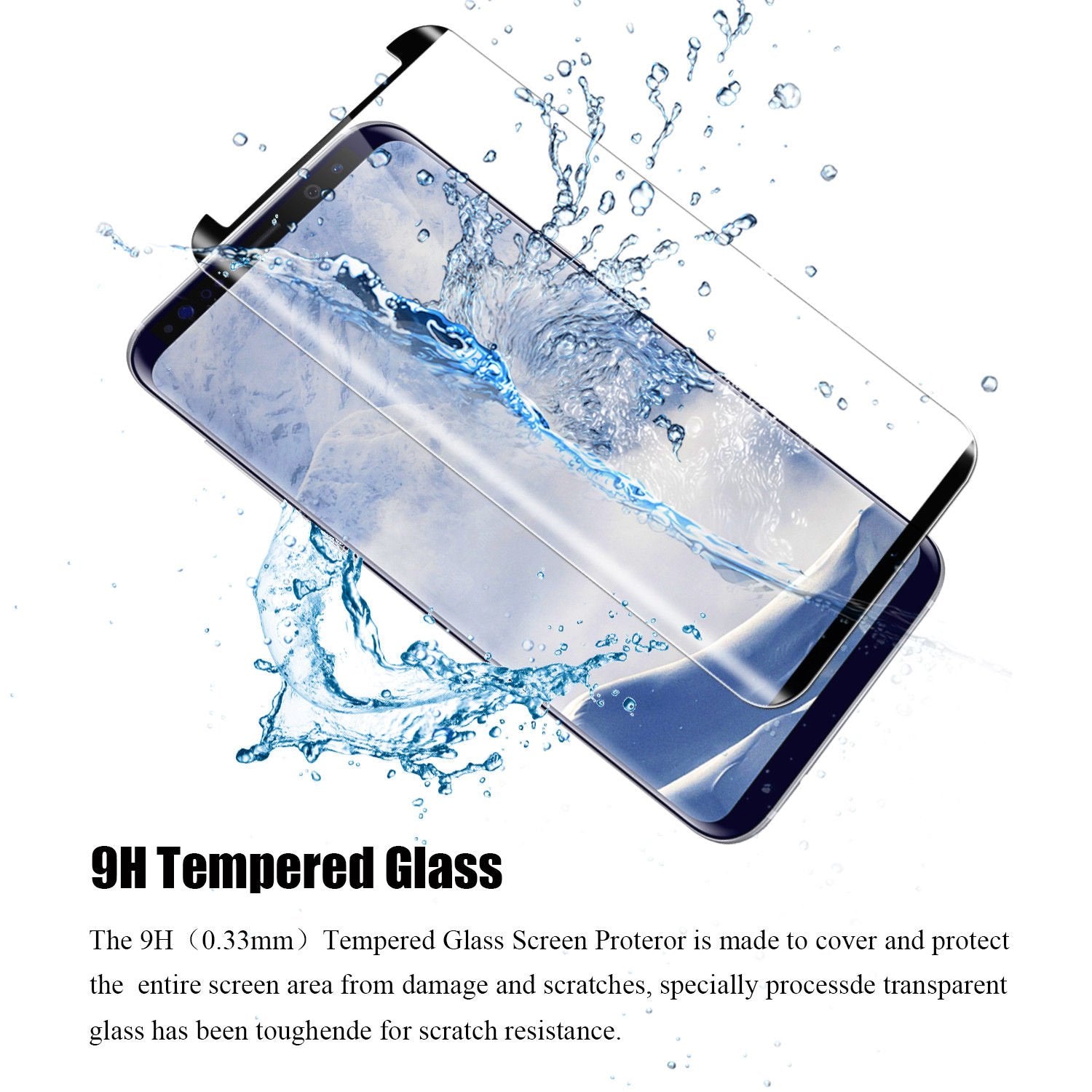 Samsung Galaxy S9 Full Glue Curved Screen Protector