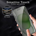 2 Pack Privacy Tempered Glass & 2 Camera protector for IPhone 15 Plus Premium Screen Protector Guard & Camera Lenns Protecor