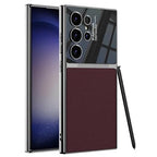 Samsung S24 Ultra Gkk Leather Electroplating Thin Mobile Phone Case