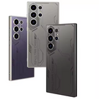 Mobilebies Backcover For Samsung Galaxy S25 Ultra Microtech Lining Print Soft TPU Mobile Phone Back Cover
