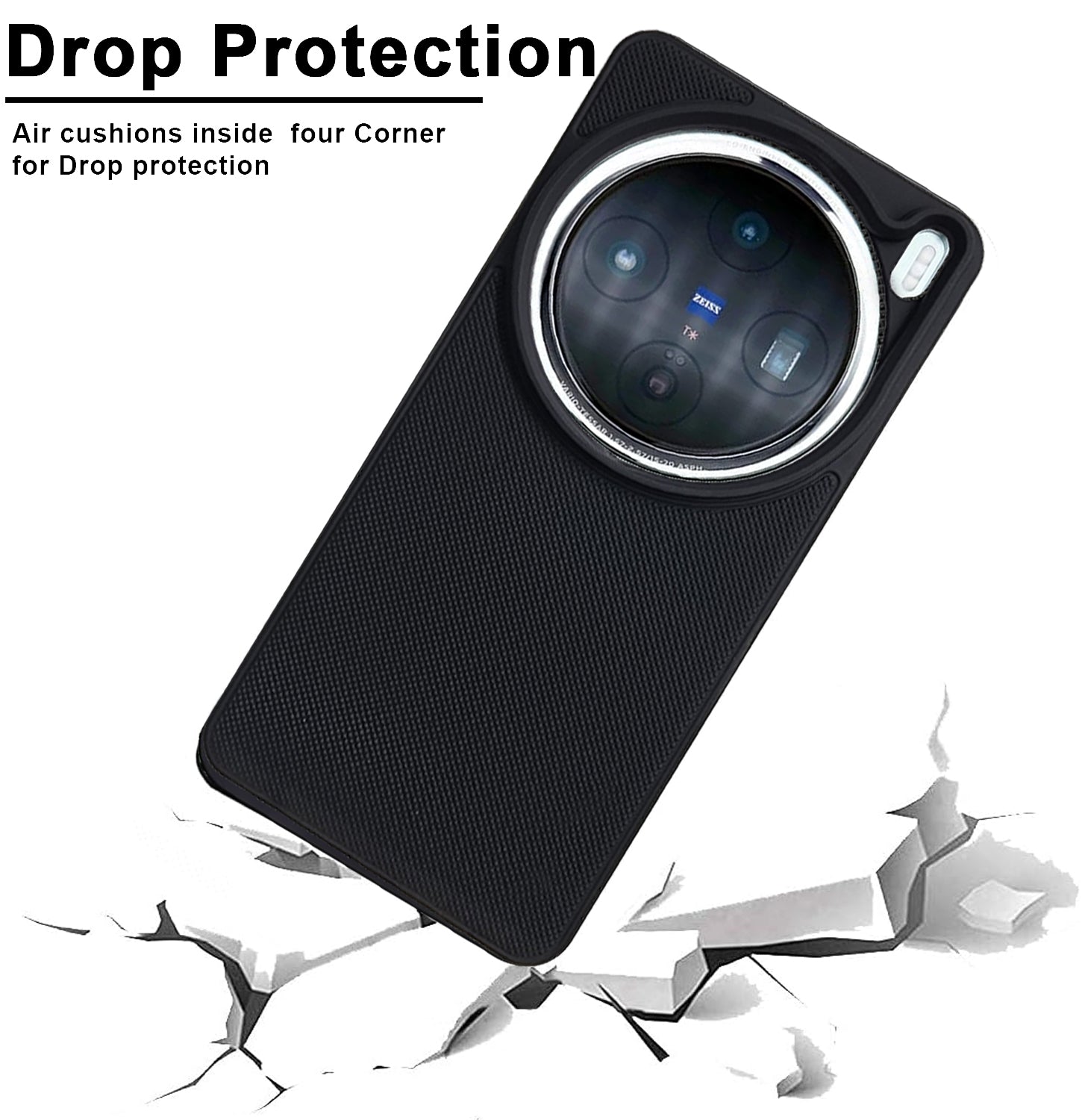 Mobilebies Backcover For Vivo X200 Pro Super Frosted Shield Case With Salient Dots Case