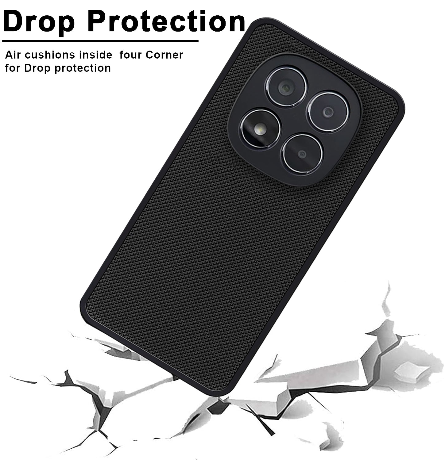 Mobilebies Backcover For Redmi Note 14 Pro Super Frosted Shield Case With Salient Dots Case