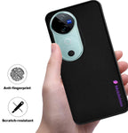 Mobilebies Backcover For Vivo V40 Pro Super Frosted Shield Case With Salient Dots Case