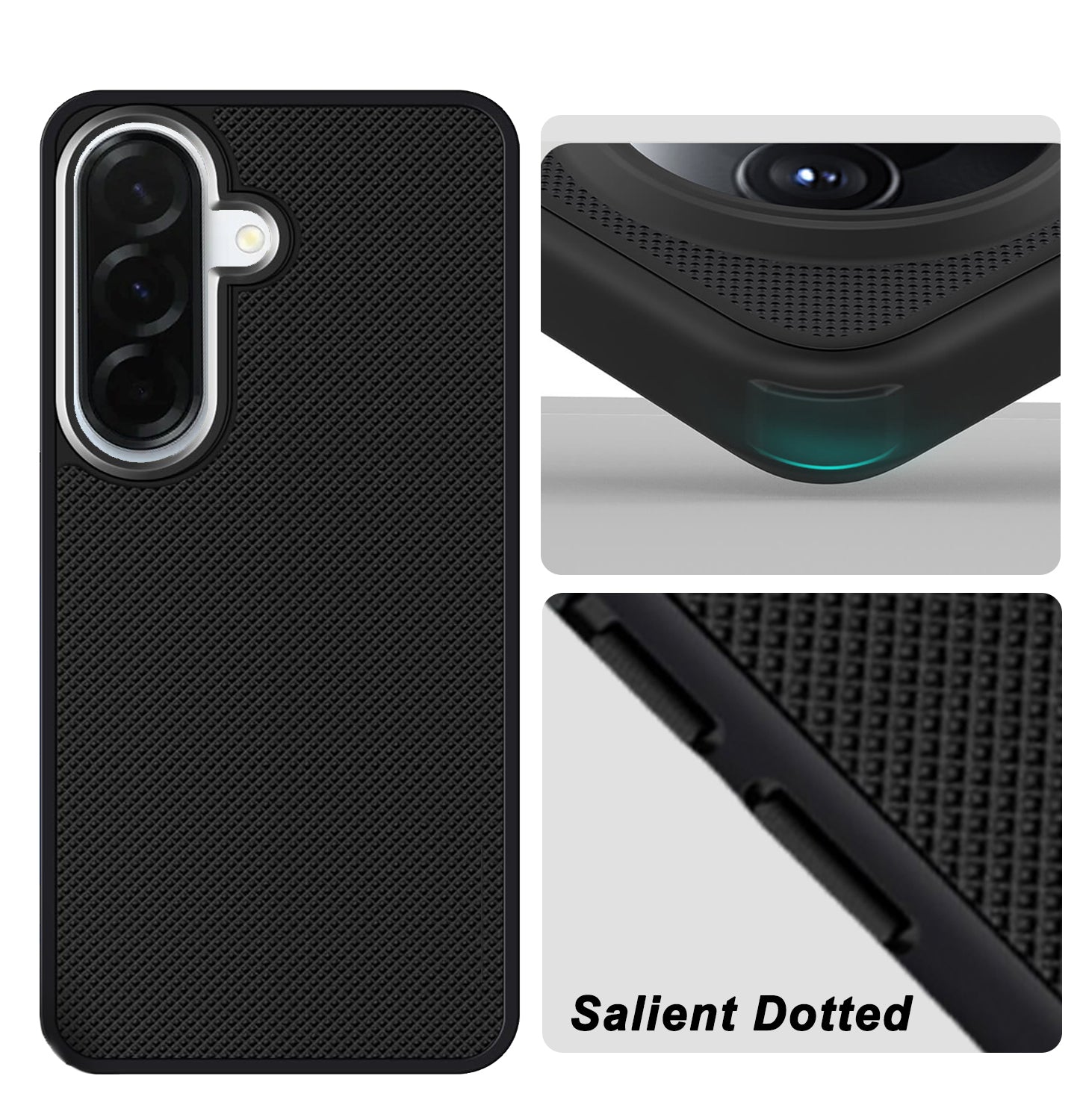 Mobilebies Backcover For Samsung A56 Super Frosted Shield Case With Salient Dots Case