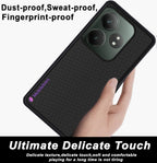 Mobilebies Backcover For Realme GT 6T Super Frosted Shield Case With Salient Dots Case