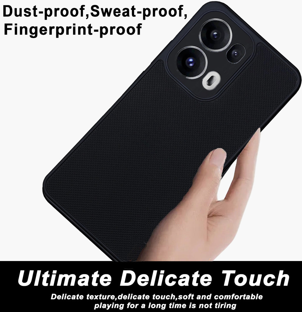 Mobilebies Backcover For Oppo Reno 13 Pro Super Frosted Shield Case With Salient Dots Case