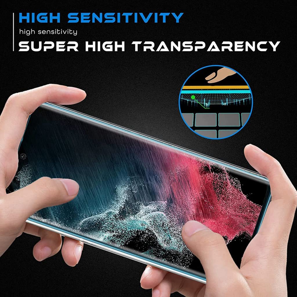 Samsung Galaxy S22 Ultra Full Glue Curved Screen Protector Tempered Glass