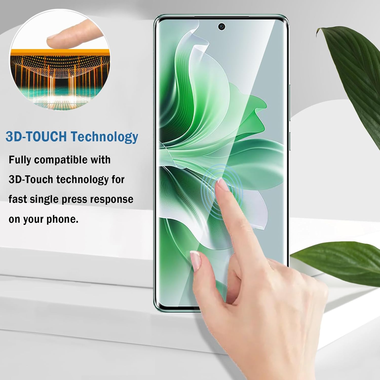 Realme GT5 Pro Full Glue Screen Protector Tempered Glass