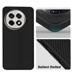 Mobilebies Backcover For Oneplus 13R Super Frosted Shield Case With Salient Dots Case
