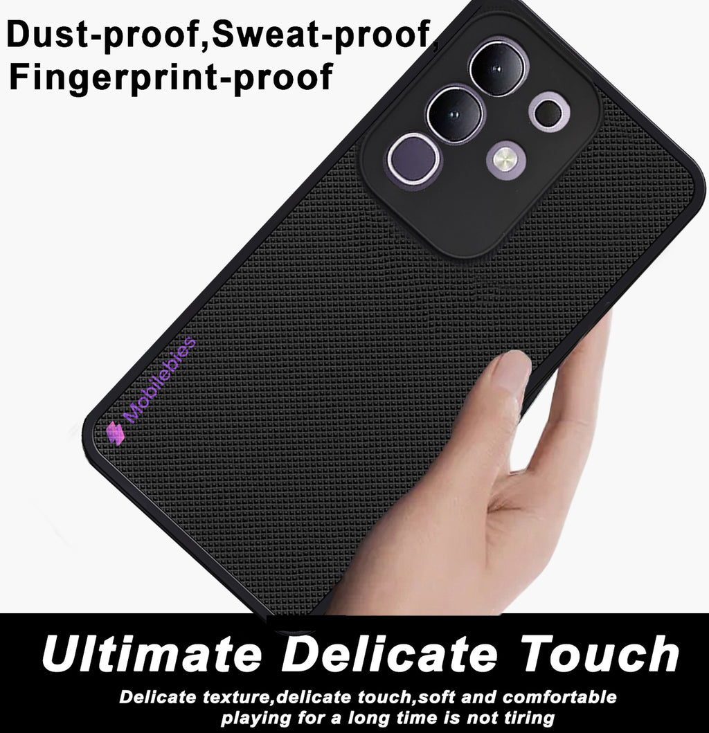 Mobilebies Backcover For Vivo T4X Super Frosted Shield Case With Salient Dots Case