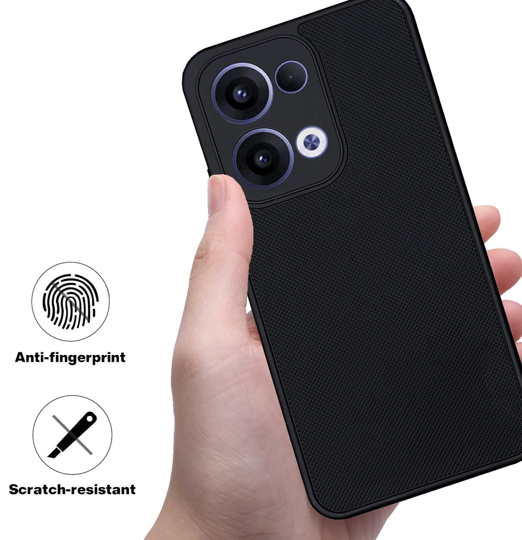 Mobilebies Backcover For Oppo Reno 13 Super Frosted Shield Case With Salient Dots Case