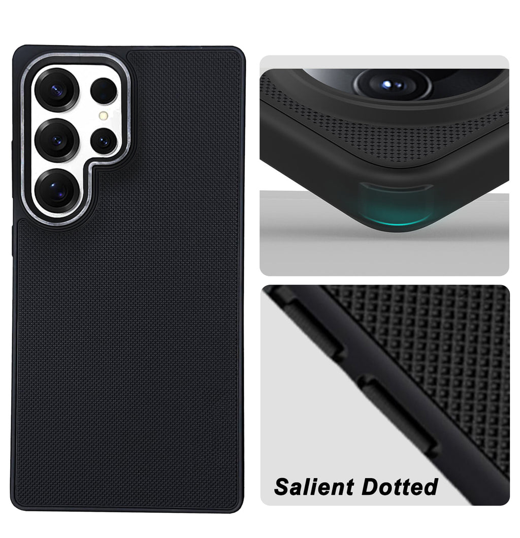Mobilebies Backcover For Samsung S25 Ultra Super Frosted Shield Case With Salient Dots Case