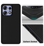 Mobilebies Backcover For Moto Edge 50 Pro Super Frosted Shield Case With Salient Dots Case