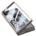 Leather Case With Camera Lens Protection Shutter For Samsung Galaxy Z Fold 6