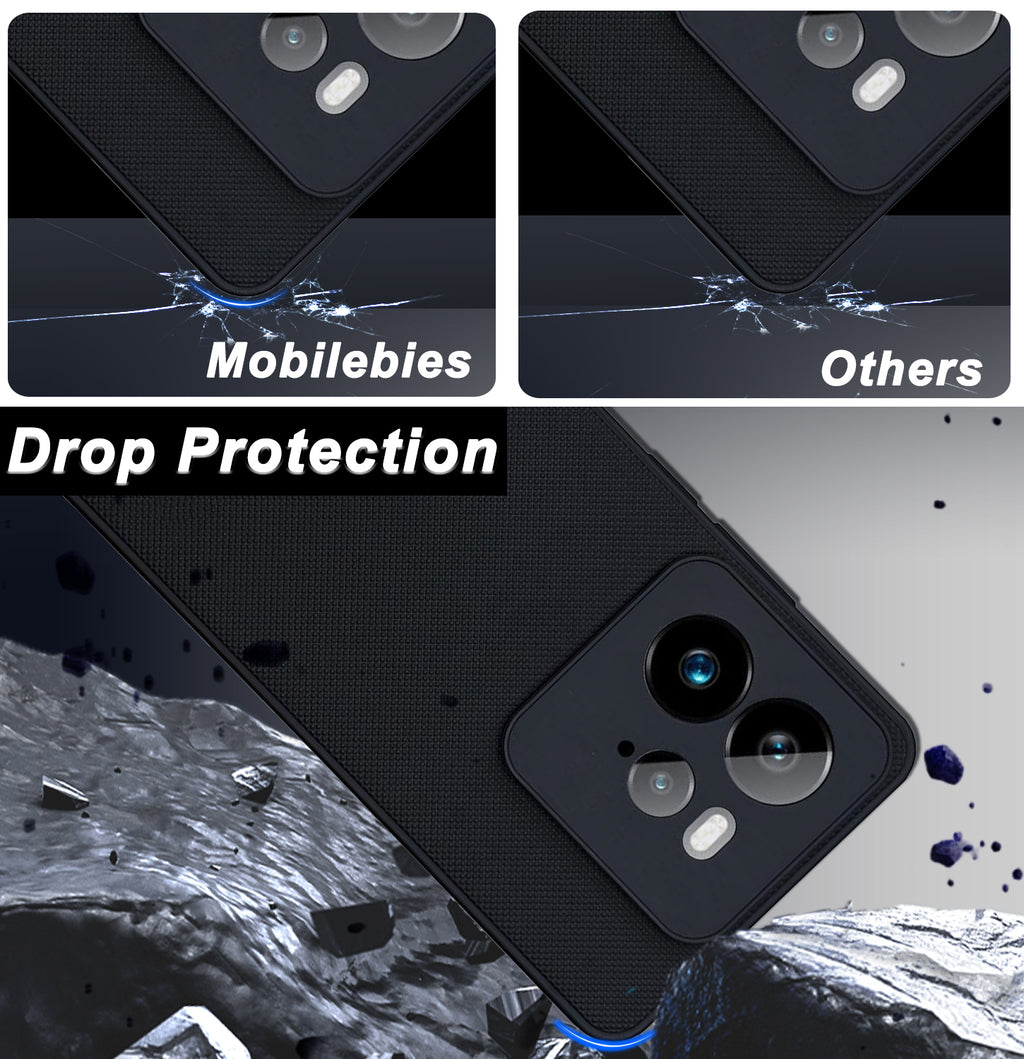Mobilebies Backcover For Realme GT 7 Pro Super Frosted Shield Case With Salient Dots Case