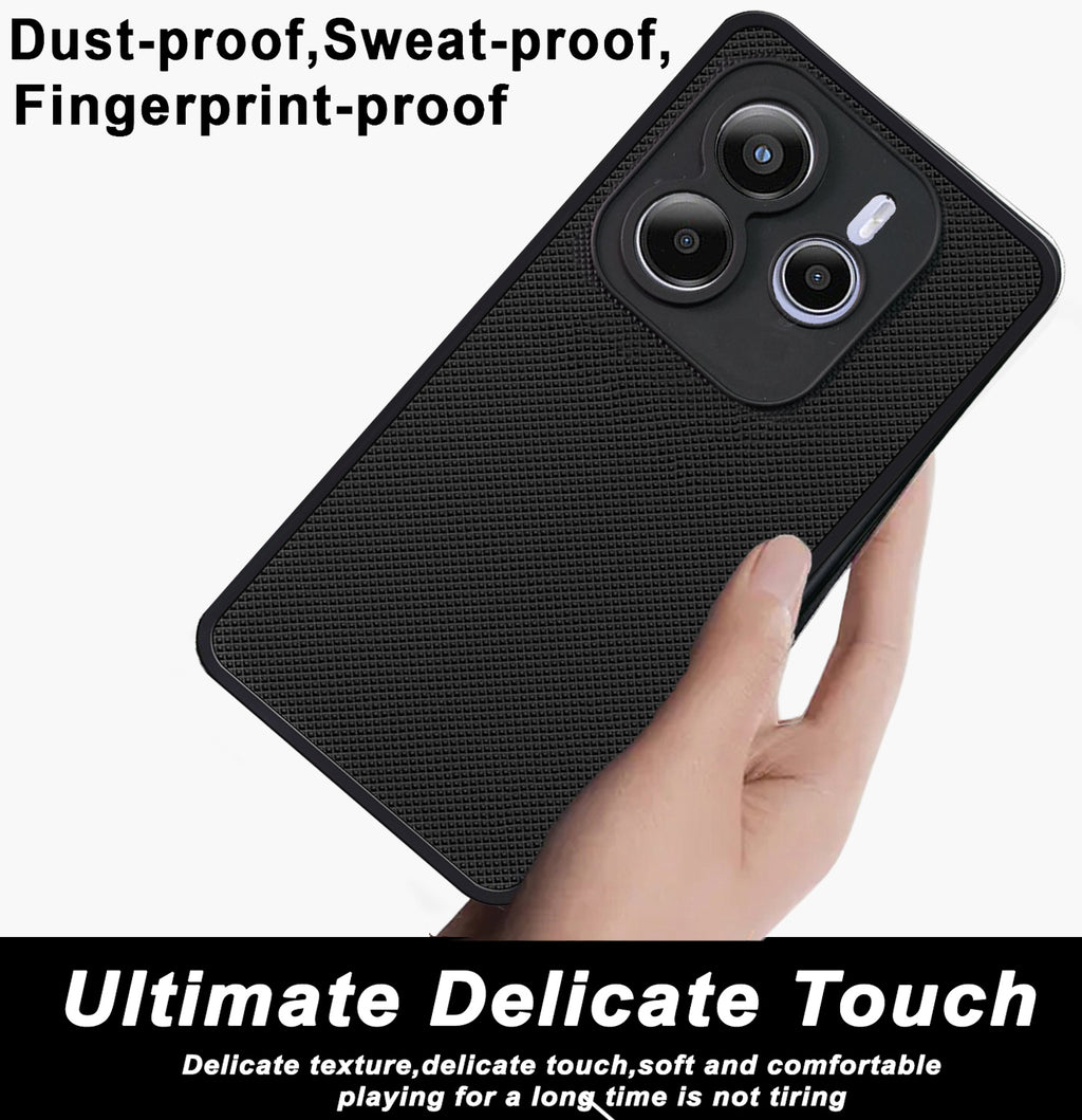 Mobilebies Backcover For Redmi Note 14 Super Frosted Shield Case With Salient Dots Case