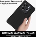 Mobilebies Backcover For Redmi Note 14 Super Frosted Shield Case With Salient Dots Case