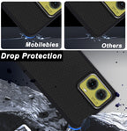 Mobilebies Backcover For Moto G85 Super Frosted Shield Case With Salient Dots Case