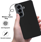 Mobilebies Backcover For Samsung S24 FE Super Frosted Shield Case With Salient Dots Case