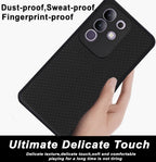 Mobilebies Backcover For iQOO Z10X Super Frosted Shield Case With Salient Dots Case