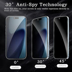 2 Pack Privacy Tempered Glass & 2 Camera protector for IPhone Air Premium Screen Protector Guard & Camera Lenns Protecor