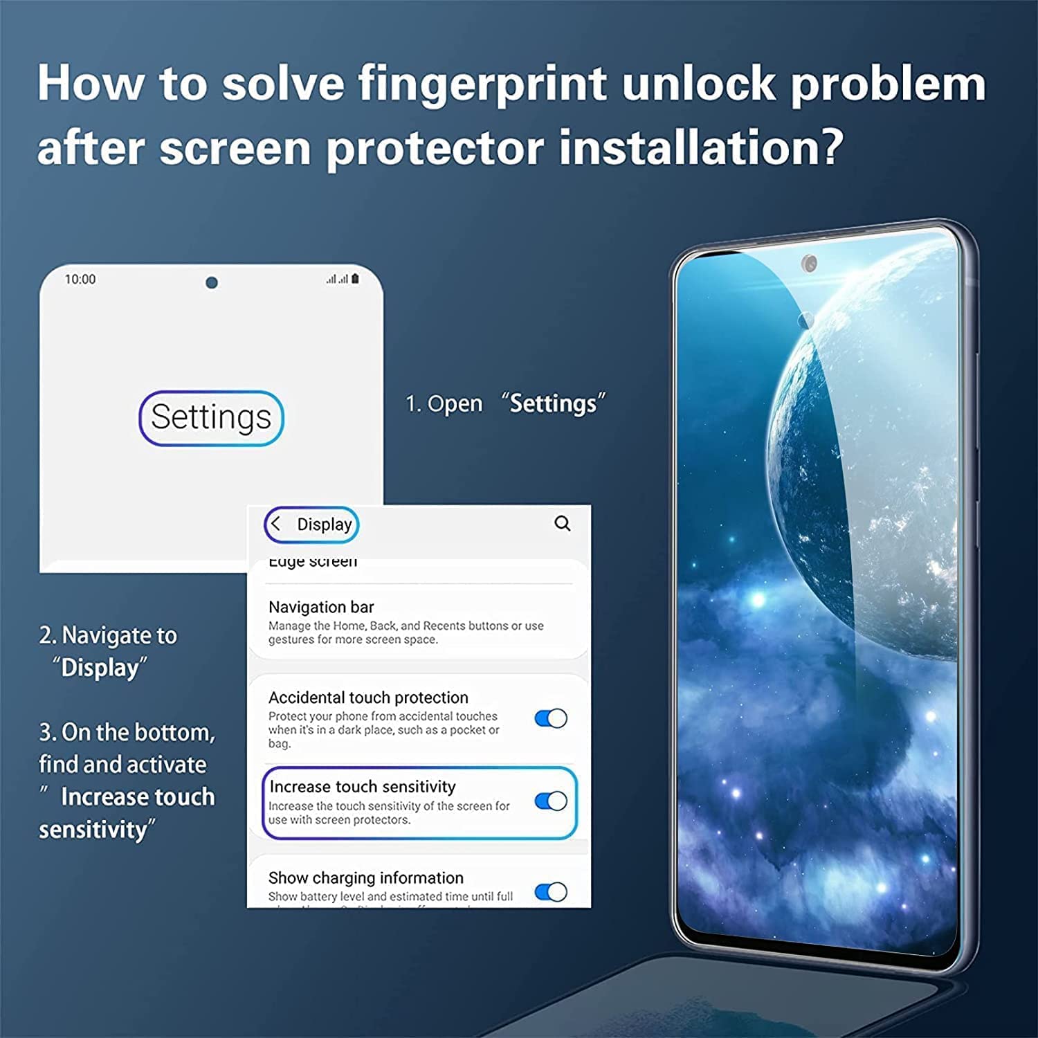 Samsung Galaxy S20 Plus Full Glue Curved Screen Protector