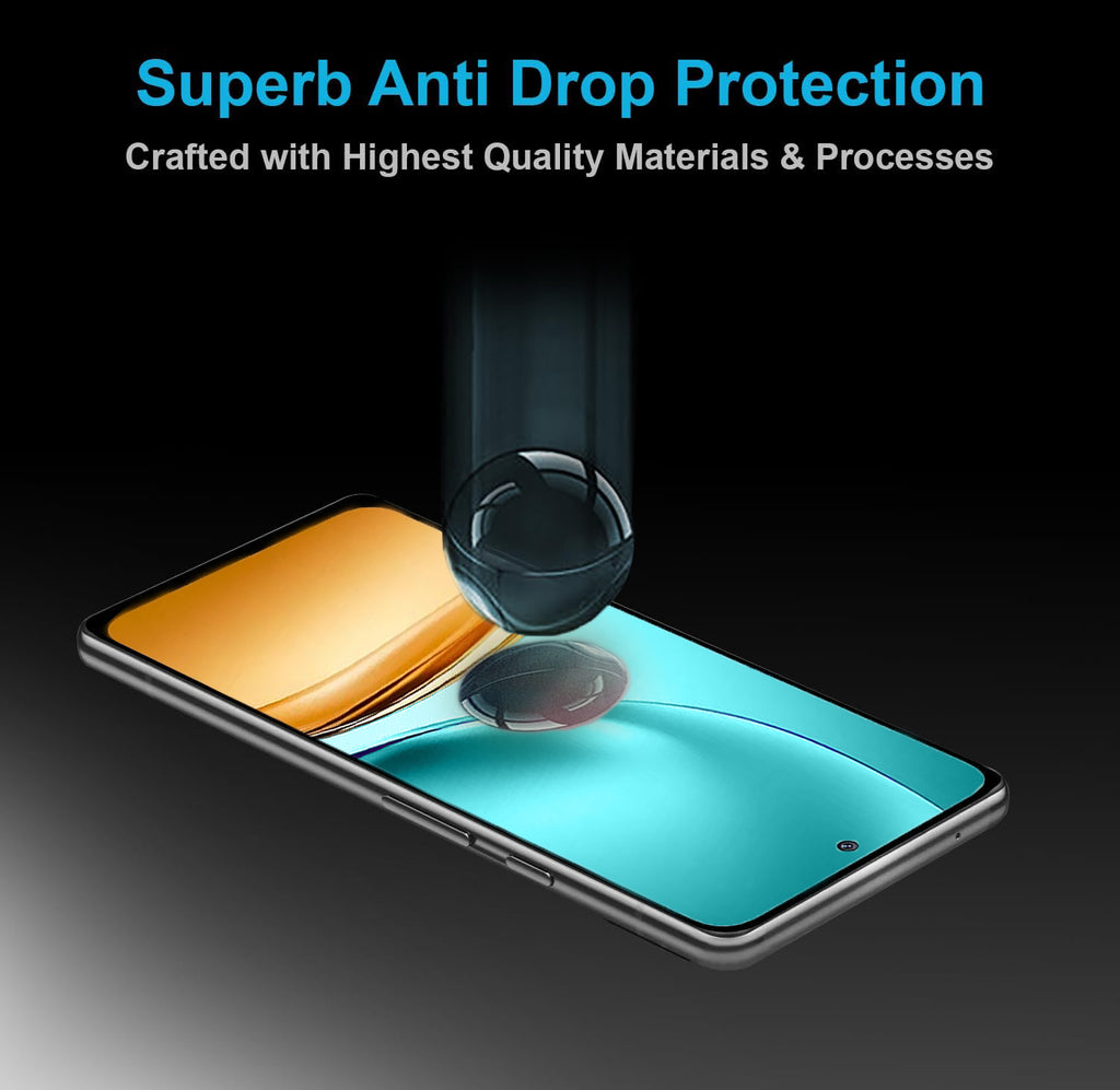 Tempered Glass for Realme 14T Premium Screen Protector Guard