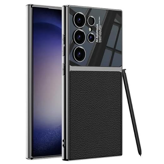 Samsung S24 Ultra Gkk Leather Electroplating Thin Mobile Phone Case Secondary image