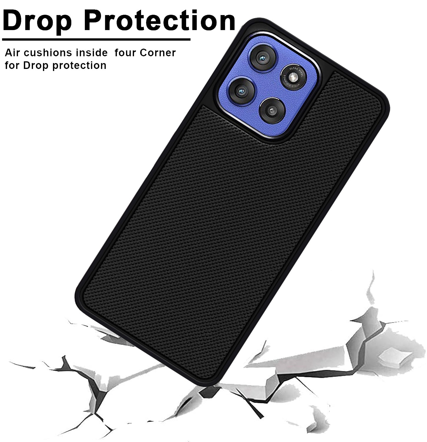 Mobilebies Backcover For Motorola Edge 60 Stylus Super Frosted Shield Case With Salient Dots Case