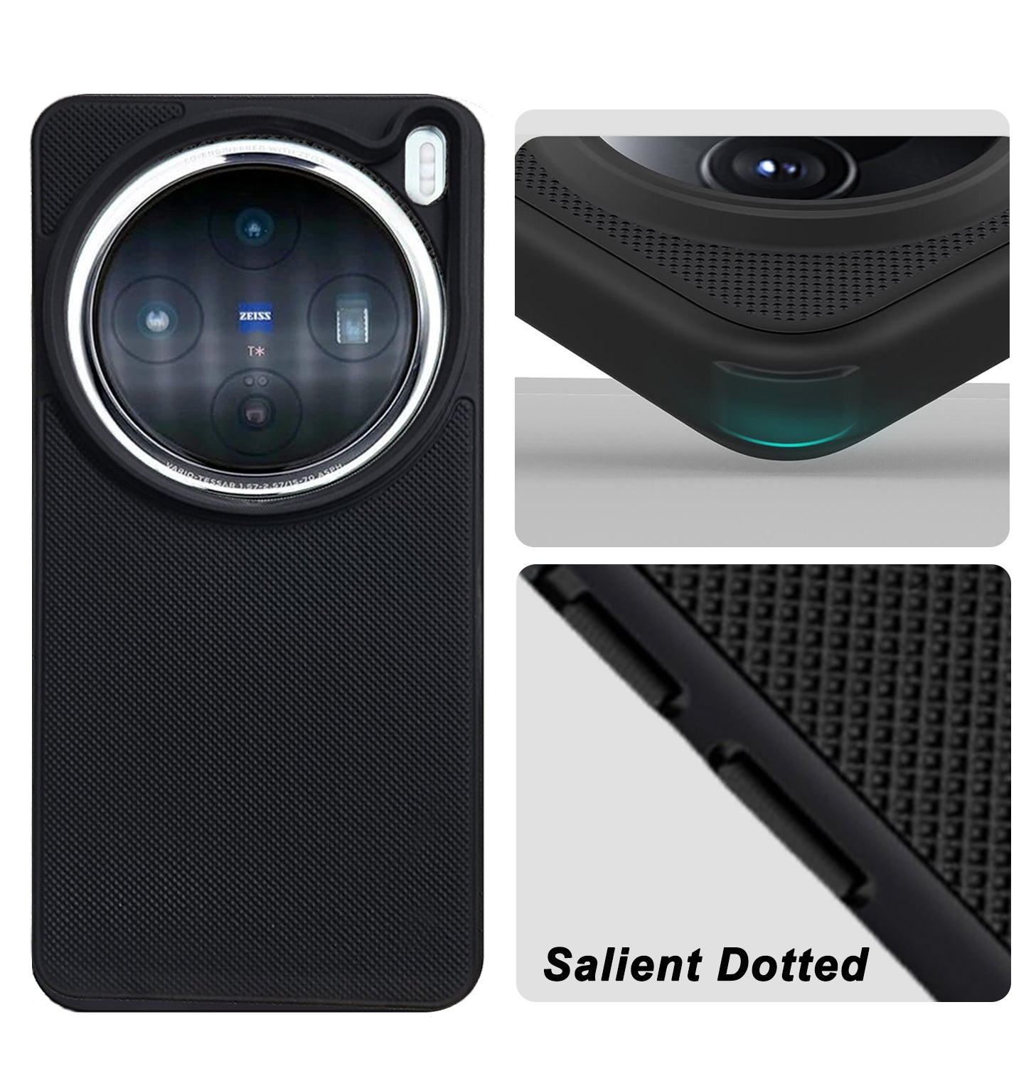 Mobilebies Backcover For Vivo X200 Pro Super Frosted Shield Case With Salient Dots Case