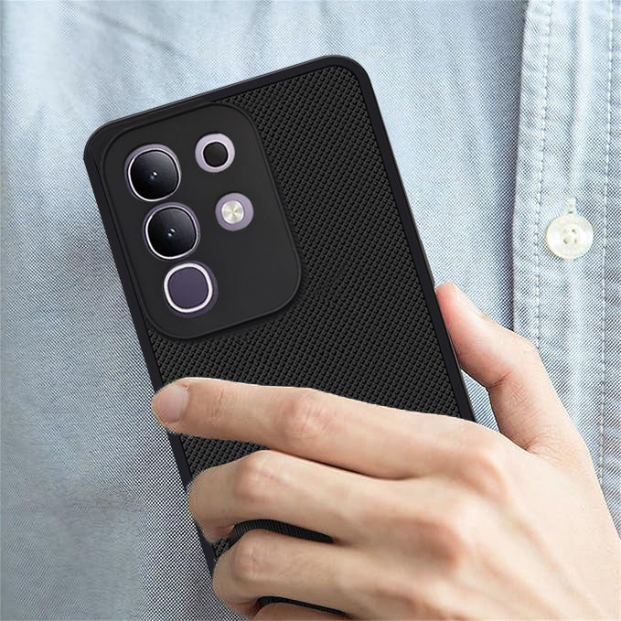 Mobilebies Backcover For iQOO Z10X Super Frosted Shield Case With Salient Dots Case