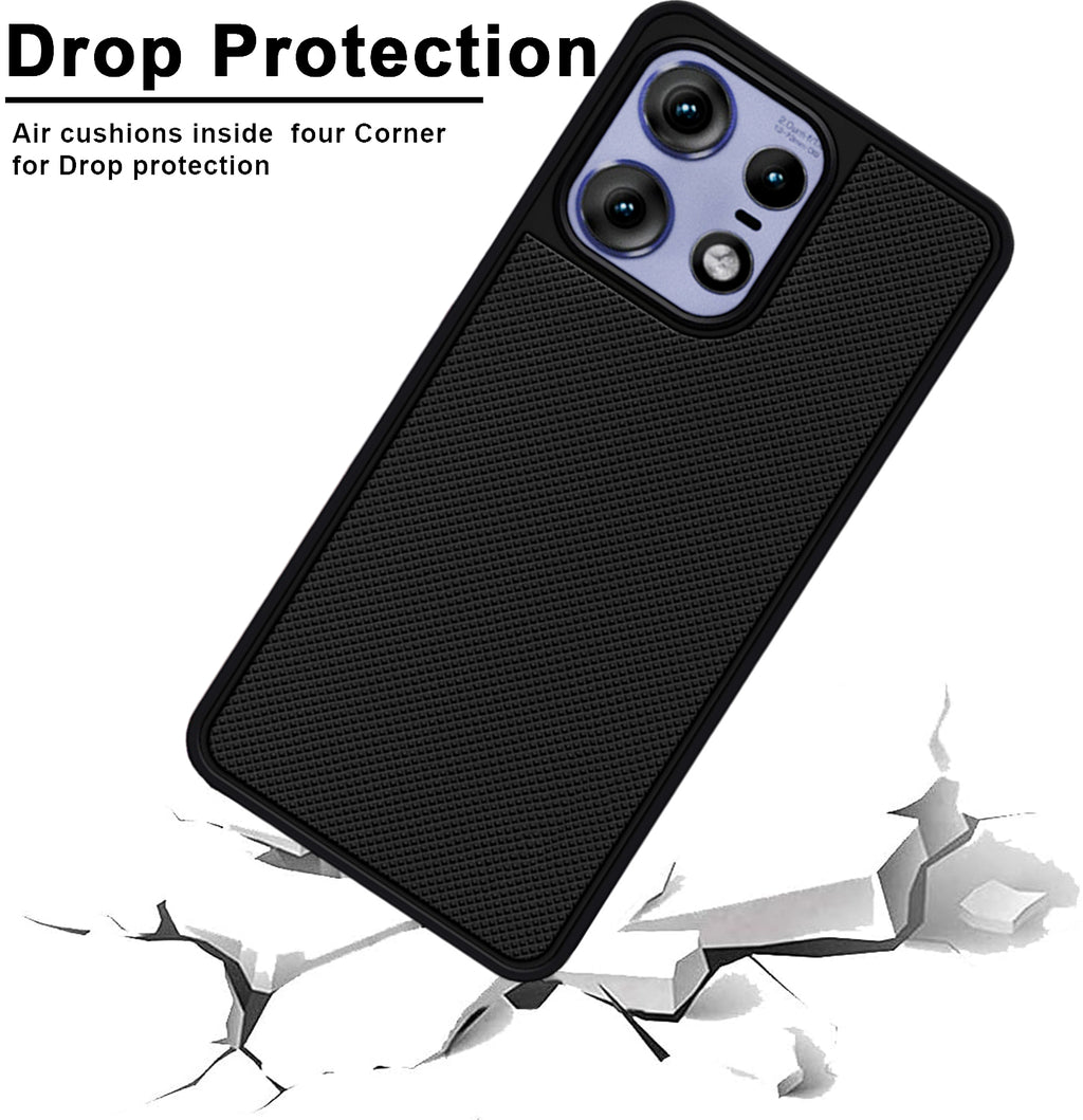 Mobilebies Backcover For Moto Edge 50 Pro Super Frosted Shield Case With Salient Dots Case