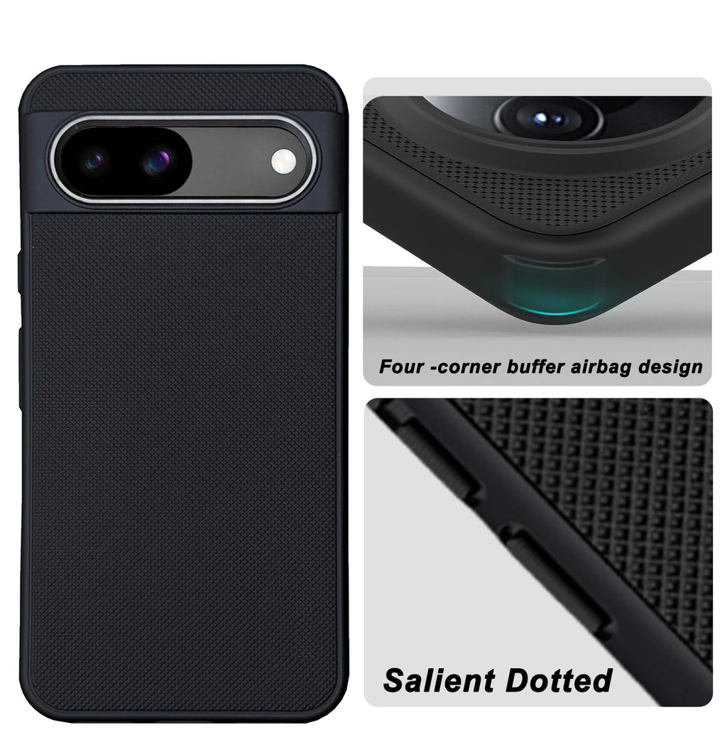 Mobilebies Backcover For Google Pixel 8A Super Frosted Shield Case With Salient Dots Case